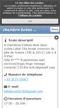 Mobile Screenshot of gite-chambres-st-quentin.com